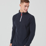 Finden + Hales Zip Neck Piped Micro Fleece