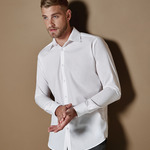 Kustom Kit Long Sleeve Slim Fit Business Shirt