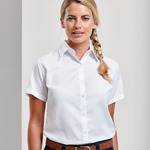 Premier Ladies Signature Short Sleeve Oxford Shirt