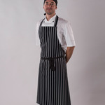 Dennys Stripe Bib Apron