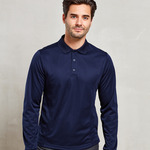 Premier Long Sleeve Coolchecker® Piqué Polo Shirt