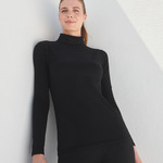 SF Clothing Ladies Feel Good Stretch Roll Neck T-Shirt