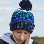 Beechfield Corkscrew Pom Pom Beanie