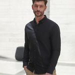 Henbury Modern Long Sleeve Slim Fit Oxford Shirt