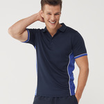 Finden + Hales Contrast Panel Polo Shirt
