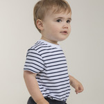 Larkwood Baby/Toddler Striped Crew Neck T-Shirt