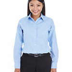 Ladies' Crown Collection® Royal Dobby Woven Shirt