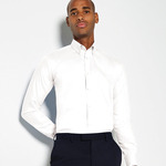 Slim fit non-iron Oxford twill shirt long-sleeved (slim fit)