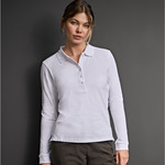 Ladies' Luxury Long Sleeve Stretch Polo