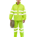 Hi-Vis Waterproof Suit