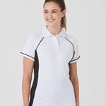 Finden + Hales Ladies Performance Piped Polo Shirt