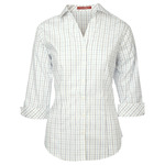 COAL HARBOUR® TATTERSALL CHECK WOVEN LADIES' SHIRT