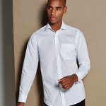 Kustom Kit Long Sleeve Tailored Poplin Shirt