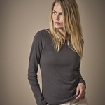Tee Jays Ladies Long Sleeve Interlock T-Shirt