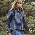 Tee Jays Ladies Crossover Hooded Padded Outdoor Jacket