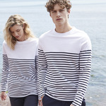Front Row Unisex Long Sleeve Breton Striped T-Shirt