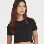 Women's triblend cropped T