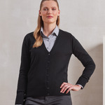 Premier Ladies Essential Acrylic V Neck Cardigan