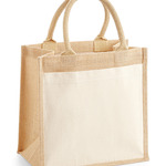 Westford Mill Pocket Jute Midi Tote Bag