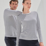 SF Clothing Unisex Long Sleeve Striped T-Shirt