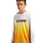 Men's Ombre Long Sleeve Hooded T-Shirt