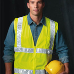 Unisex USA-Made Mesh Safety Vest