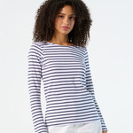 SOL'S Ladies Marine Long Sleeve Striped T-Shirt