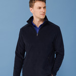 Henbury Zip Neck Micro Fleece