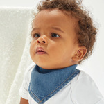 Baby Rocks Denim Bandana Bib