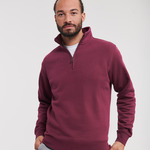Russell Authentic Zip Neck Sweatshirt