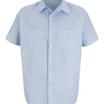 Men's Tall Industrial Stripe Work Shirt