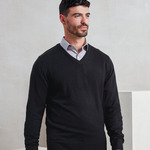 'Essential' acrylic v-neck sweater
