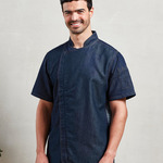 Chef's zip-close short sleeve jacket