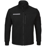 Men's Zip Front Fleece Jacket-Cotton /Spandex Blend