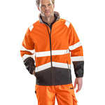 Printable safety softshell jacket