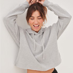 SF Clothing Ladies Cropped Slounge Hoodie