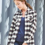 Women's Yarn-Dyed Flannel Shirt