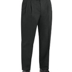 Men's Pleated Twill Slacks