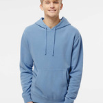 Unisex Midweight Pigment-Dyed Hooded Sweatshirt
