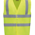 Hi-vis flame-retardant anti-static waistcoat (HVW100ASFR)