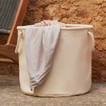 Heavy canvas storage trug