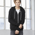 Unisex Sponge Fleece Full-Zip Hoodie Sweatshirt