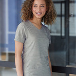 Women's Mèlange Tech V-Neck T-Shirt