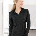 Women's Lightweight Mélange Quarter-Zip Pullover