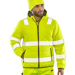 Recycled ripstop padded safety jacket