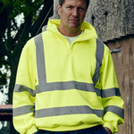 Hi-Vis 1/4 Zip Sweatshirt