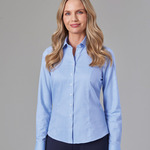 Brook Taverner Ladies Aspen Long Sleeve Oxford Shirt