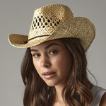 Beechfield Straw Cowboy Hat