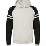 Unisex Nublend® Varsity Colorblocked Raglan Hooded Sweatshirt