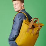 Recycled Twin Handle Roll-Top Laptop Backpack